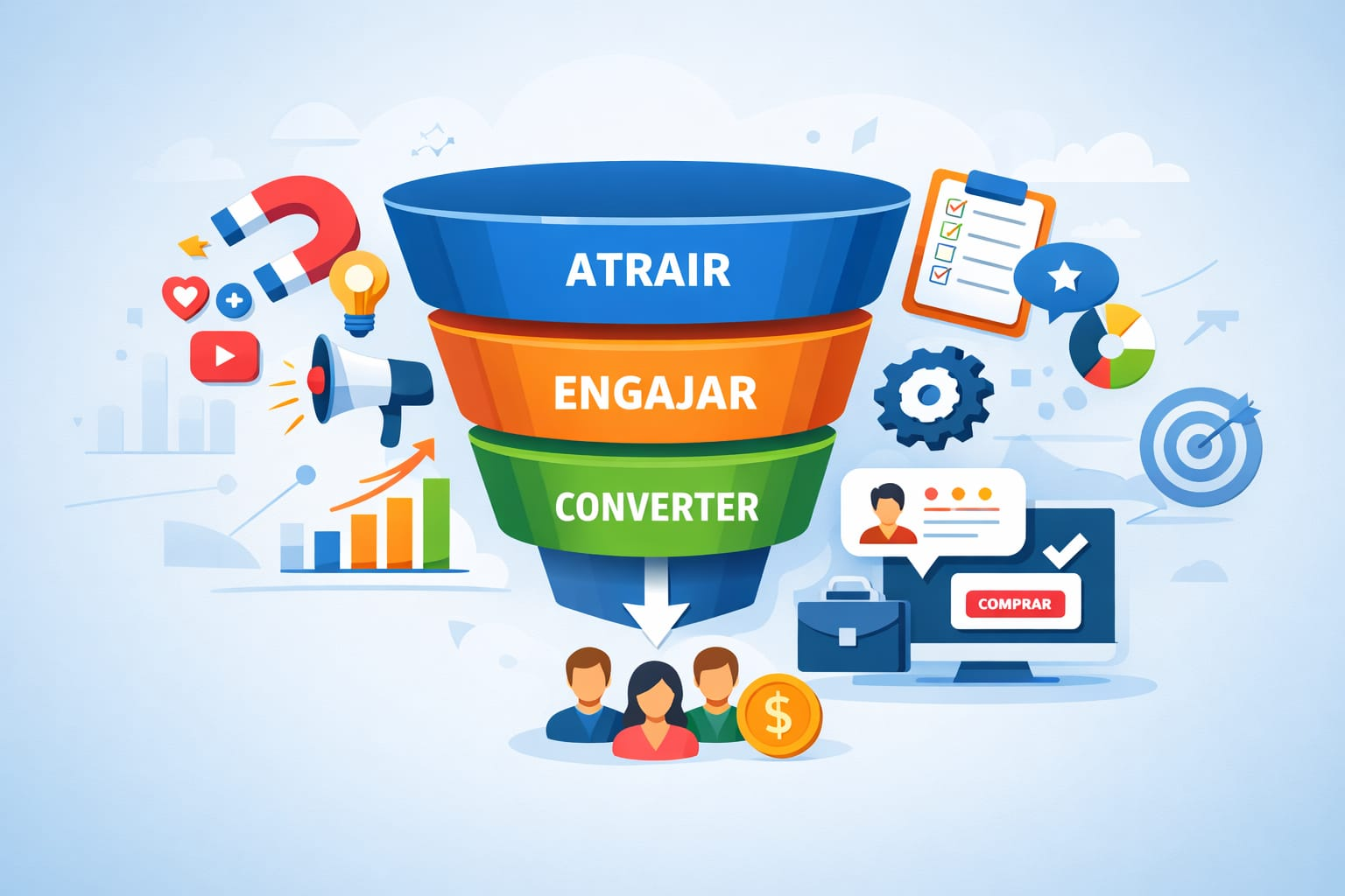 Funil de Marketing: como transformar audiência em clientes